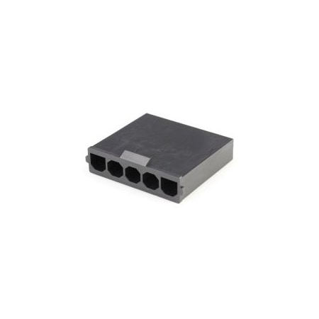 Molex Pin & Sleeve Plug, 34 A, 5 Pole, Black, Spring Clamp Terminals Wire Connection Type 172673-2005